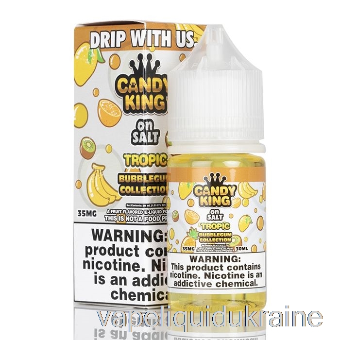 Vape Liquid Ukraine Tropic Bubblegum Collection - Candy King On Salt - 30mL 35mg